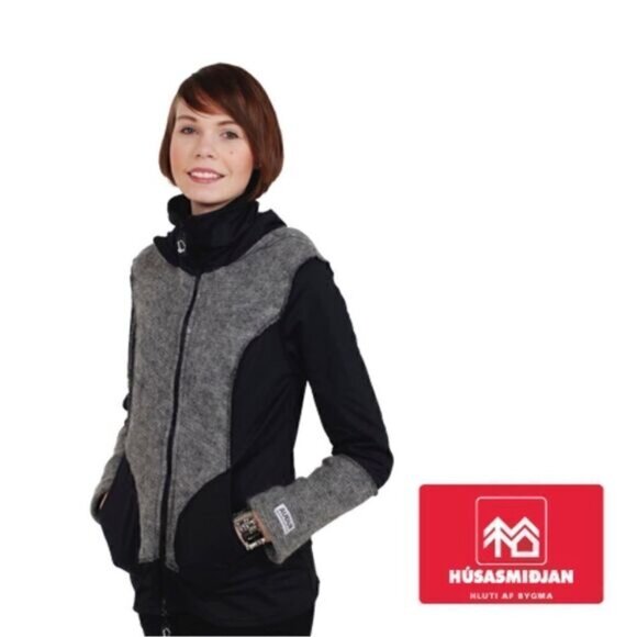 Rare True Icelandic Zip Sweater Only Sold in Iceland Sz 42 Sz M L - Picture 4 of 9